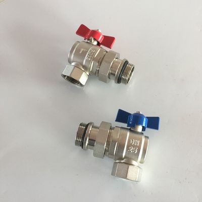 1" Angle Ball Valve For Manifolds ,  Floor Manifold Angle Union Ball Valves, Manifold Angle Ball Valves 1″ BSP