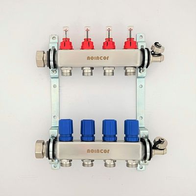 Radiant Floor Heating Stainless Steel Manifolds Systems , Stainless Steel UFH Manifold