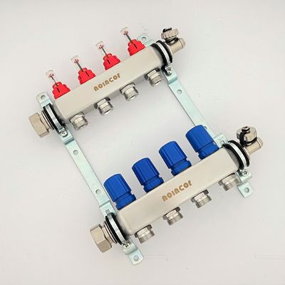 Radiant Floor Heating Stainless Steel Manifolds Systems , Stainless Steel UFH Manifold