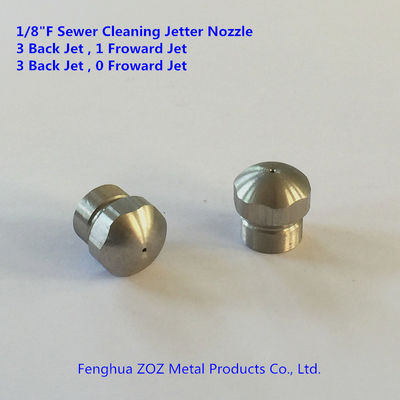 1/8" Drain sewer jetting cleaning nozzles  , sewer pipe cleaning nozzle