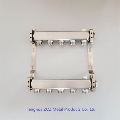 5 port stainless steel Radiator Manifolds ,NOX-manifolds for radiator heating